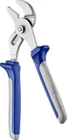 Pince à étau industrielle OEM chromée MRM DIY 10 po en acier SCM440 avec poignées TPR/PP, outils à main de coupe à mâchoires lisses