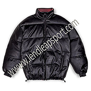 Veste matelassée imprimée OEM personnalisée de haute qualité pour hommes Logo personnalisé Veste d'hiver décontractée pour hommes avec poches avec service OEM - Product Image 1