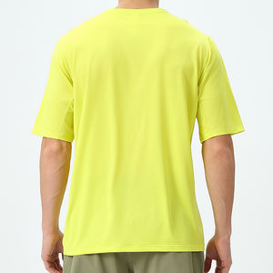 Outdoor <b>Yellow</b> Summer Color 100% Polyester Plain Tshirt <b>for</b> Printing Tshirts Wholesale <b>Men's</b> Tshirt - Product Image 2