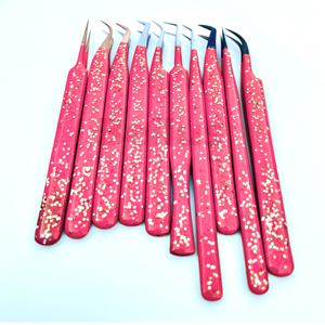 Pince à cils Grip Aura Nano Pattern Precision Steel Volume Tip Beauty Tool Private Branding for Salons - Product Image 5