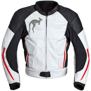 Blousons de course en cuir pour motos, qualité supérieure, cuir de kangourou et de vache, toutes tailles, fabriqués au Pakistan, vêtements de moto perforés - Product Image 1