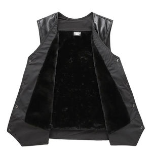 Elegante Chaleco de motorista de cuero de nuevo diseño, chaleco de motocicleta para hombres, gran oferta, Chaleco de cuero de buena calidad - Product Image 6