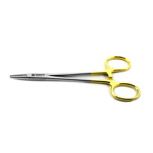 Porte-aiguilles en acier inoxydable de haute qualité, pince hémostatique chirurgicale dentaire manuelle réutilisable TC - Product Image 3