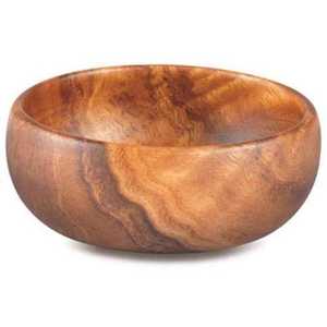 Tazón multiusos de madera maciza para ensaladas y servir alimentos, tazón hecho a mano, tazón de madera personalizado, nuevo para utensilios de cocina - Product Image 4