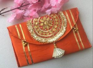 Novedosos bolsos de noche de seda Gotta Work Patola, bolsas de boda hechas a mano para mujer, uso diario, forro de algodón, gran regalo - Product Image 5