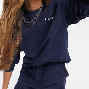 Conjunto Deportivo Informal de Algodón para Mujer, Servicio OEM de Fábrica, Manga Larga para Invierno, Transpirable, Cuello Redondo, Poliéster - Product Image 2