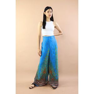 Pantalon Palazzo en Bleu pour Femme Napat Clothing Peacock - Product Image 6
