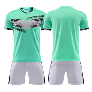 Ensemble de maillots de football professionnels unisexes pour adultes, personnalisable avec nom et nom d'équipe, respirant, léger, uniforme de football, kit d'été - Product Image 5