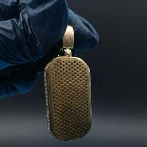 Colgante de Perro Chapado en Oro con Diseño Animal, Moissanita, Hip Hop, Plata de Ley 925, Joyería Fina Iced, Fiesta, Unisex - Product Image 2