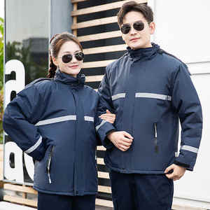 Veste réfléchissante extérieure pour hommes coupe-vent imperméable vêtements de travail de sécurité pour la construction nocturne - Product Image 1