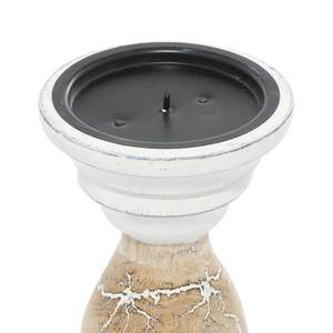 Bougeoir en bois multicolore fait à la main pour la décoration intérieure et la décoration du festival de Noël - Product Image 3