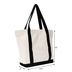 Wholesale Custom Eco-Friendly 100% Cotton Canvas <b>Tote</b> <b>Bags</b> Personalized Recycled Striped Design Various Styles for Shopping - Product Image 3