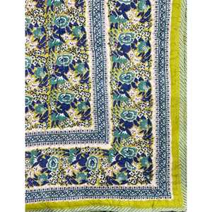 Colcha Kantha de Algodón Hecha a Mano con Diseño Floral para el Hogar, Colchas para Bebés, Estampado Ligero a Mano para Verano e Invierno - Product Image 3