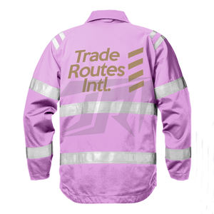 Vestes de vêtements de travail de sécurité personnalisables avec bandes de sécurité réfléchissantes Polyester durable OEM B2B Commandes en gros Support avec logo personnalisé - Product Image 4