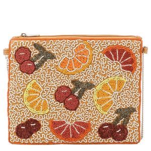 กระเป๋าใส่เหรียญประดับลูกปัดสีเหลืองและสีแดงงานปักลวดลายระดับพรีเมียมมีสไตล์น่ารักพร้อมการตกแต่งที่มีคุณภาพสูงโดยบริษัทฮิบา - Product Image 4