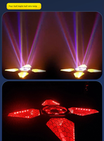 Projecteur de fond matriciel rétro 4 yeux COB avec effet de poursuite RVB pour éclairage de scène en club, DJ, concert, événement, spectacle