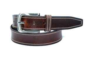 Ceinture à boucle ardillon en alliage d'affaires décontractées Ceinture à boucle ardillon en cuir de vachette pour homme Ceinture habillée au design classique - Product Image 4