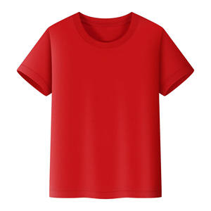 Camiseta de Algodón y Poliéster de Corte Holgado para Hombre, Logotipo Bordado Personalizable, Manga Corta, Color Sólido, 4XL, Logotipo Personalizable OEM - Product Image 1