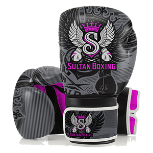 Guantes de Boxeo Sultan de Alta Calidad en Cuero PU con Acolchado de Espuma Multicapa para Entrenamiento de Sparring y Trabajo con Saco de Boxeo - Product Image 1