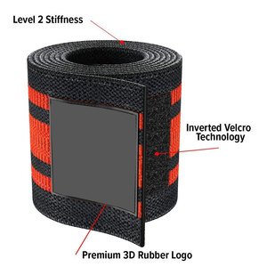 High Quality Weight Lifting Guard <b>Knee</b> Brace <b>Strap</b> Adjustable Gym Squat Powerlifting <b>Knee</b> Wraps - Product Image 2