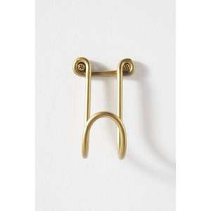Crochets muraux en laiton de vente chaude en vogue avec des notes supérieures pour les intérieurs haut de gamme finition polie dorée au meilleur taux - Product Image 1