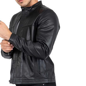 Chaqueta de Cuero para Hombre, Estilo Urbano, Personalizada, Nueva, Hecha en Pakistán, Impermeable y Transpirable, Gran Venta - Product Image 3