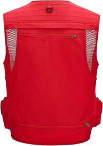 Chaqueta de caza personalizada de alta calidad para hombre, chaleco de lona, múltiples bolsillos, marca SAFA SPORTS, 100% poliéster para pesca, senderismo - Product Image 4