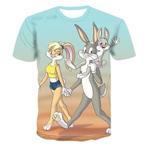 Nueva camiseta de dibujos animados de moda 3D impresa verano moda hombres y mujeres deportes camisas de manga corta nueva camiseta de dibujos animados de moda - Product Image 4