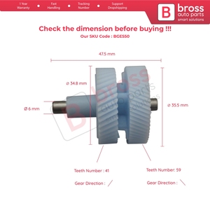 Moteur de frein de stationnement BGE550 A2C53440441 1247094 13505410 Engrenage de réparation pour - Product Image 5