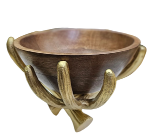 Noël Moderne Décoratif En Métal Chocolat Date Bol De Service Brillant Plaqué À La Main Attrayant Look Ustensiles De Cuisine - Product Image 2