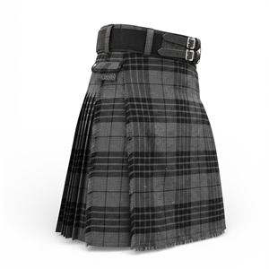 กางเกงกิลท์ลายสก็อตสีเทา Geoffrey KNIGHT GRAY WATCH UTILITY KILT สำหรับผู้ชาย สไตล์ลำลอง-ทางการ ผ้าอะคริลิกผสมขนสัตว์ 16 ออนซ์ เอวปรับได้ PK - Product Image 1