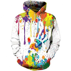 Sudaderas con capucha con impresión 3D al por mayor, sudaderas con capucha unisex térmicas impresas de gran tamaño transpirables personalizadas para hombre - Product Image 6