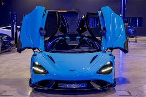 พร้อมจัดส่ง รถพวงมาลัยขวา/ซ้าย ปี 2021 MCL-AREN 765LT COUPE เครื่องยนต์ V8 ทวินเทอร์โบ สีฟ้าคูราโซ - Product Image 5