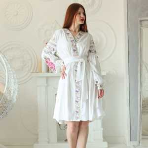 Vestido bohemio hasta la rodilla con escote en V para mujer, ropa de estilo mejicano, 2022 - Product Image 5