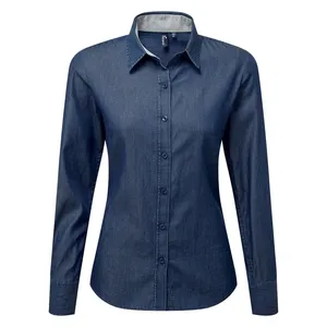 Polo de Mezclilla para Mujer, Estilo Pindot, para Merchandising Corporativo y Fines Promocionales - Product Image 4