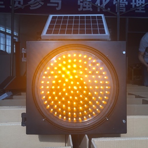 Crossroads Use Semáforo solar <span class=keywords><strong>de</strong></span> color azul Baliza LED Luz <span class=keywords><strong>de</strong></span> advertencia intermitente amarilla/roja - Product Image 5