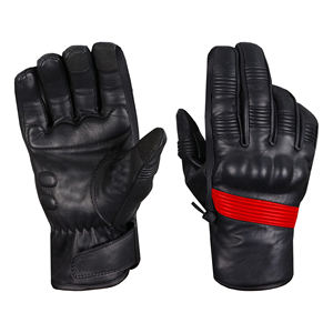 Guantes de Motociclismo de Cuero Transpirables para Motociclistas Deportivos al Aire Libre con Pantalla Táctil para Hombre - Product Image 1