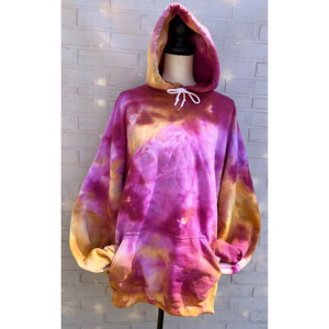 Sweat à capuche de haute qualité TD Tie Dye pour dames taille unique Streetwear sweat Logo personnalisé hiver doublé col à capuche quotidien long - Product Image 4