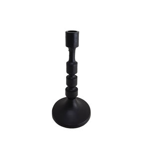 Newly Style Metal <b>Taper</b> <b>Candle</b> <b>Holder</b> Pillar Black Finished <b>Candle</b> Stand Wedding & Home Tabletop Lighting Decorations - Product Image 1
