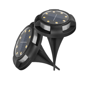 Waterproof Landscape Solar <strong>Ground</strong> <strong>Lights</strong> Solar Garden Disk <strong>Lights</strong> Outdoor <strong>for</strong> Pathway Yard Lawn Patio Deck Driveway Walkway - Product Image 6