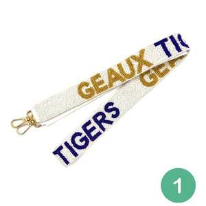 Dome Approved Customized Beaded Purse Strap White Gold Seed Bead <b>Bag</b> Straps Fashionable <b>Accessories</b> for <b>Bags</b> - Product Image 6