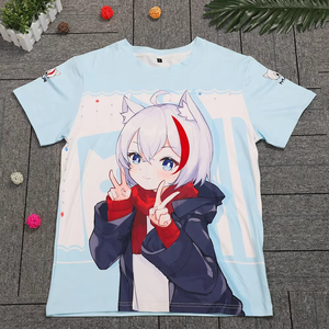 Chemises à sublimation unisexes en polyester 100%, tissu tricoté en coton de haute qualité, T-shirts imprimés avec logo personnalisé - Product Image 1