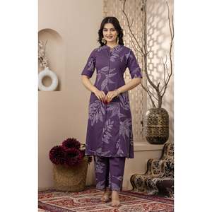 Conjunto de algodón estampado, ropa india y pakistaní - Product Image 1