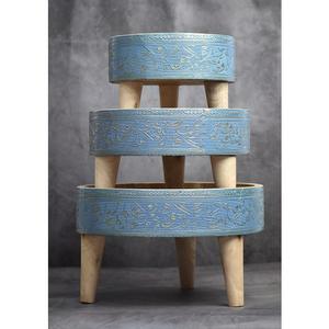 Pedestal para tartas de acero inoxidable de 2-3 niveles sostenible ecológico de lujo para boda, cumpleaños, otro especial - Product Image 5