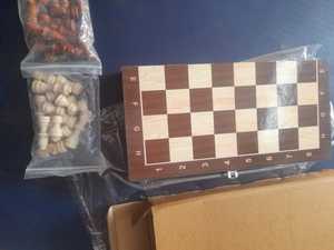 กระดานหมากรุกไม้ที่ให้ความบันเทิงสำหรับการเล่นเกม - Product Image 5