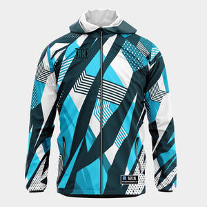 Chaqueta cortavientos ligera sublimada al por mayor para hombre, chaqueta Softshell, chaqueta sublimada deportiva, cortavientos para exteriores, chaquetas de montaña - Product Image 1