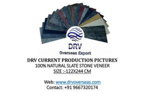 Tuile flexible de placage en pierre flexible de revêtement de mur en pierre naturelle avec le placage en pierre pour la décoration extérieure d'intérieur - Product Image 5