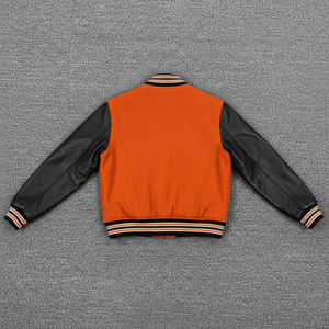 Premium Quality Women Varsity Jackets Wholesale OEM Service Women Casual Wear Breathable Genuine Leather Regular Sleeves Jackets - Product Image 6