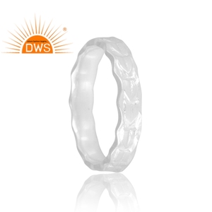 Diseño caliente 925 Anillo de banda de plata Diseños personalizados Joyería para mujeres Regalo para ella, fiestas, ocasiones, Fastivales - Product Image 2