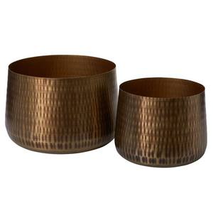 Maceta Moderna de Metal Dorado, Maceta de Latón de Lujo para Interiores con Soporte, Maceta Decorativa de Hierro para Mesa, Maceta para Suculentas, Decoración del Hogar - Product Image 5